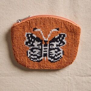 NWT Free People Mariposa Beaded Wallet